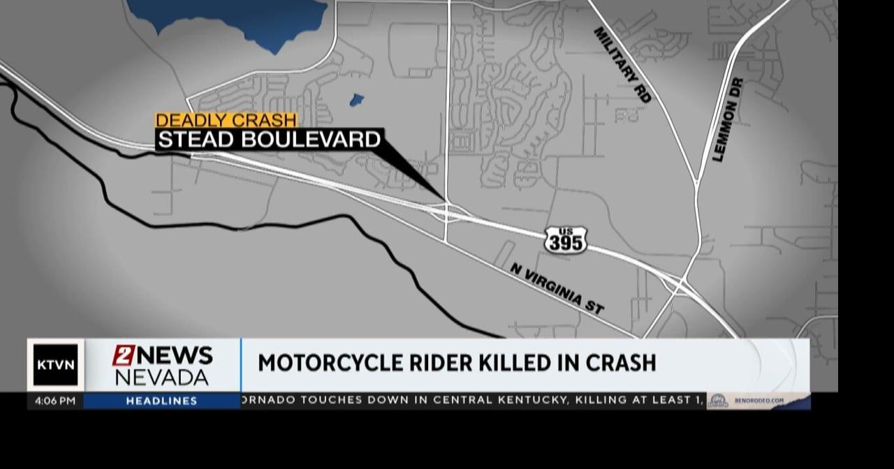 Motorcyclist involved in late-night crash north of Reno identified ...