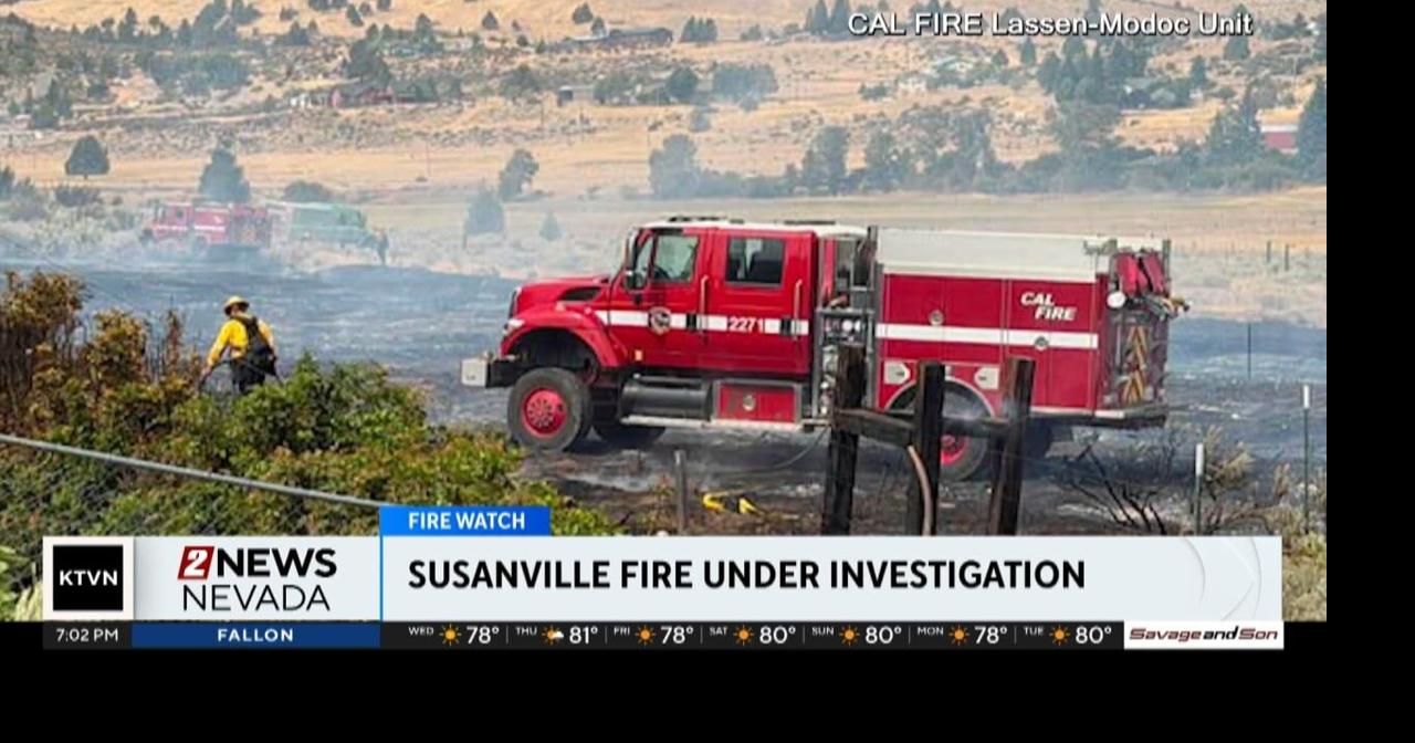 Susanville vegetation fire