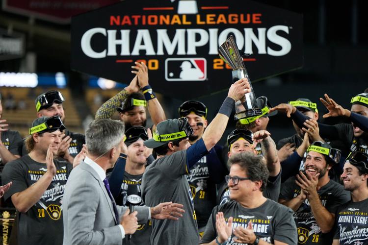 NLCS Brewers Dodgers Baseball