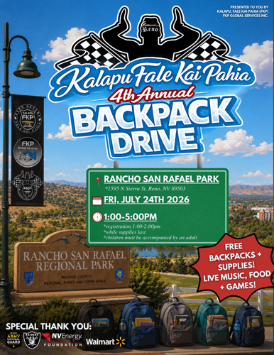 FKP BACKPACK DRIVE - FKP BACKPACK DRIVE 2026 FLYER