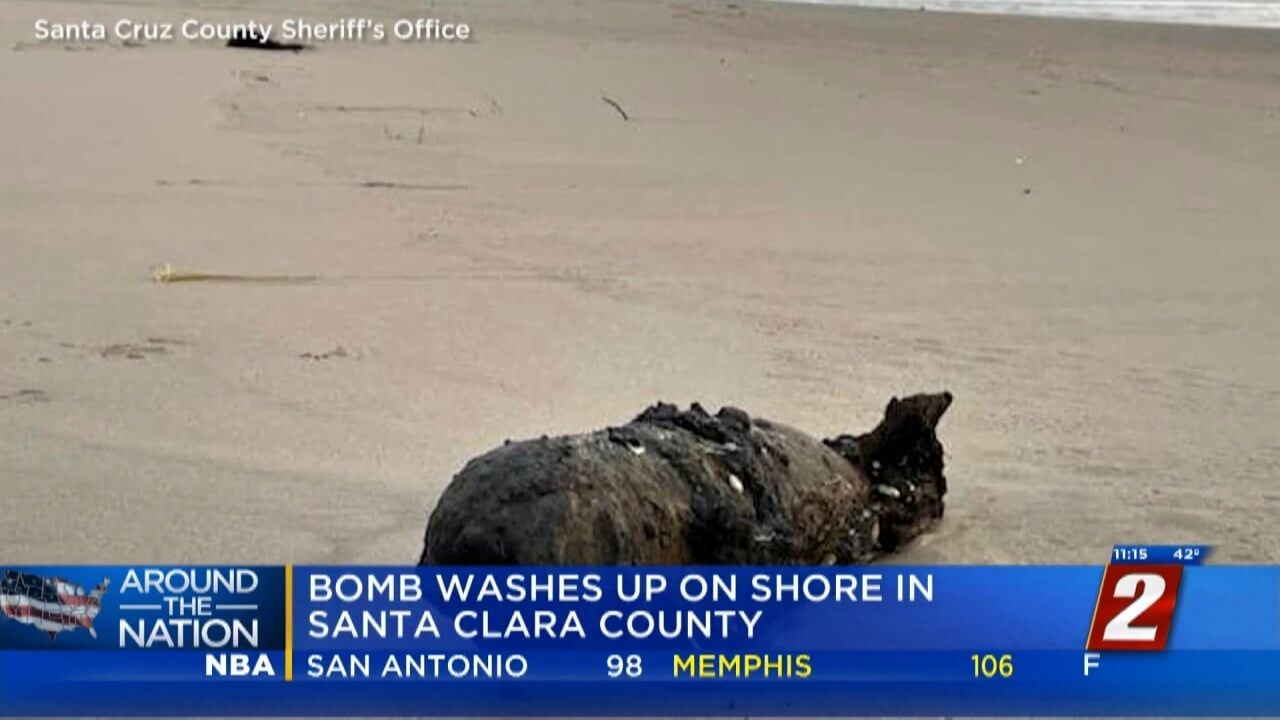 Bomb Washes Ashore in Santa Cruz