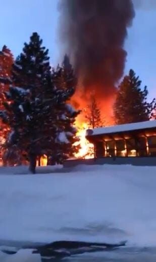 Olympic Valley House Fire Injuries Two People
