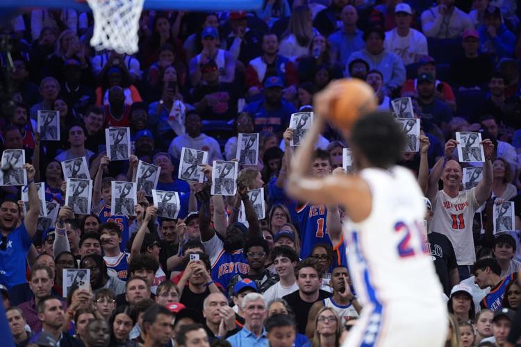 Knicks 76ers Basketball