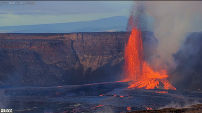 Kilauea volcano, April 22, 2025