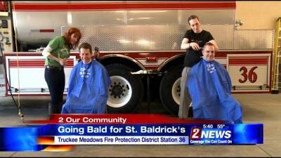 Firefighters Go Bald for St. Baldrick's