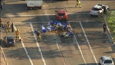 Small Plane Crashes on Phoenix Street, 1 Killed, 1 Hurt