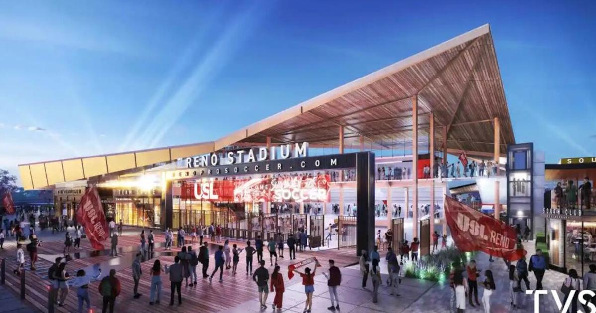 Reno Pro Soccer представляет планы первого этапа строительства нового стадиона и развлекательного района