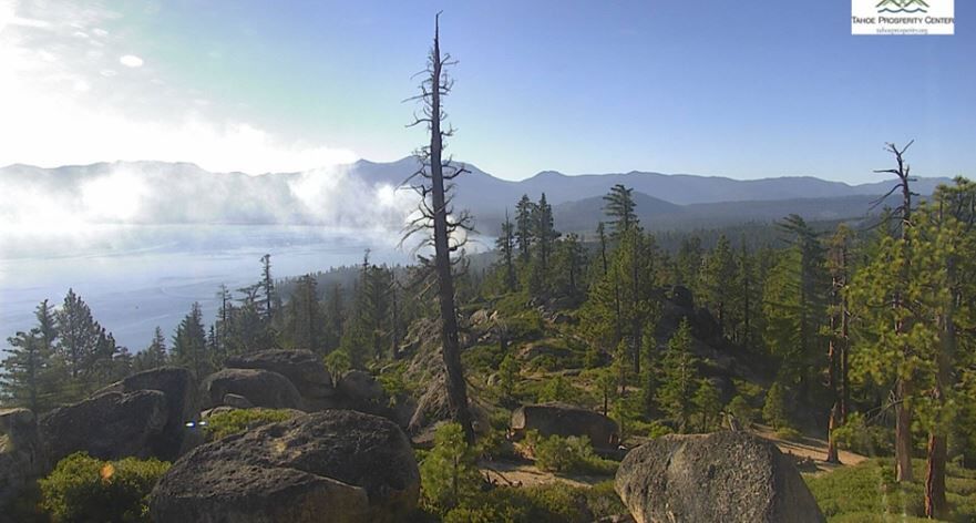 Fire near Emerald Bay