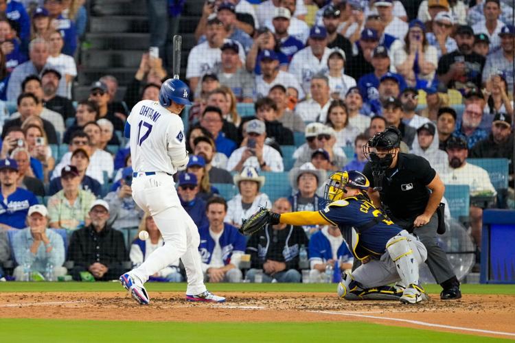 NLCS Brewers Dodgers Baseball
