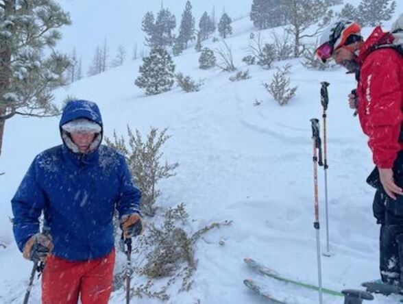 Lost skier found