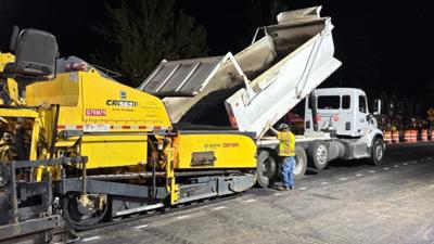 Caltrans road work