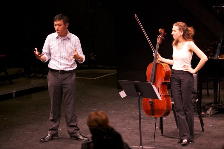 George Tsz-Kwan Lam, composer, on stage