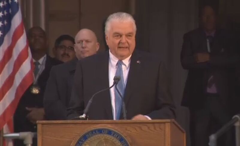 Steve Sisolak Nevada's Newest Governor, Delivers Inaugural Address