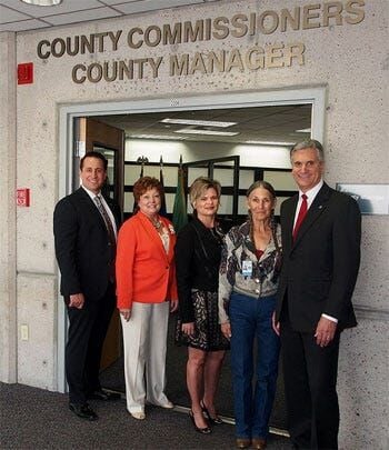 Three Washoe County Commissioners, Sheriff Take Oath of Office