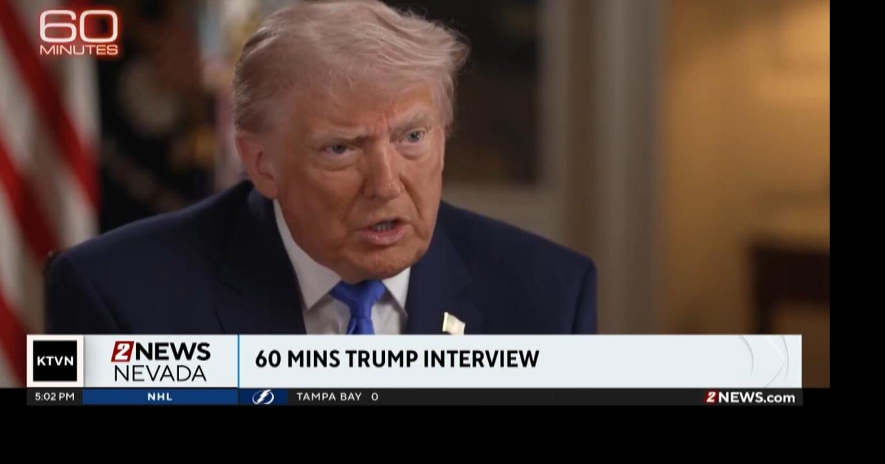 Interview with President Trump tonight at 7 on 60 Minutes | National ...
