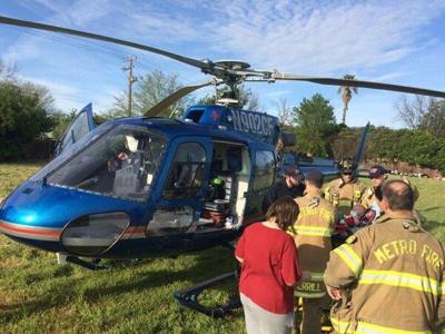 Care Flight Helicopter Makes Emergency Landing