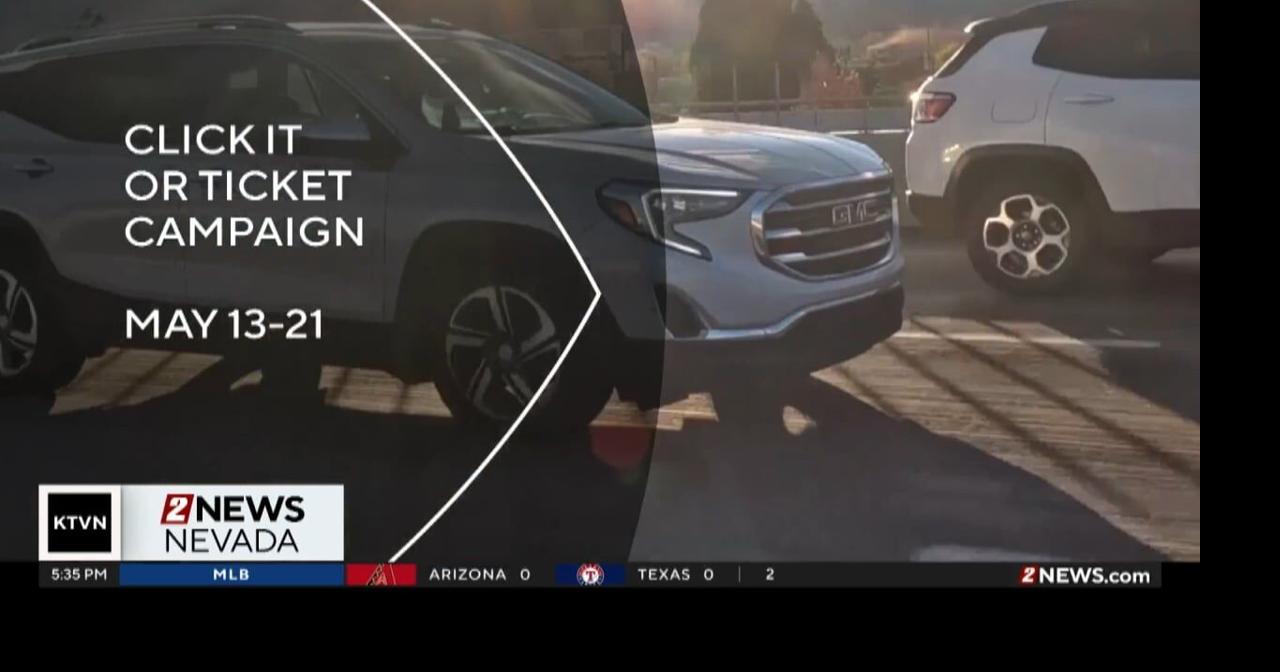 Click it or Ticket campaign begins in northern Nevada | Local News ...