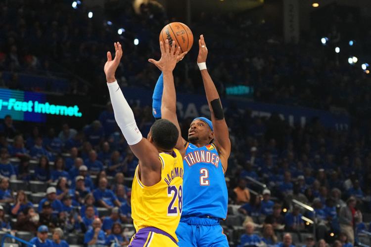 Lakers Thunder Basketball
