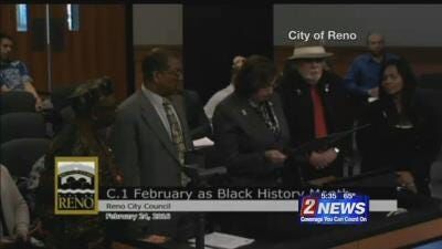 Black History Month Proclamation Made at Reno City Hall