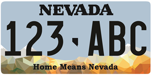 DMV Debuts New 'Home Means Nevada' Plate