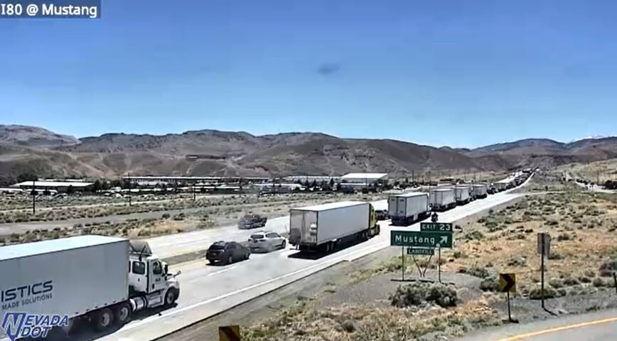I-80 near Mustang
