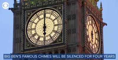 Big Ben's Bells Temporarily Silenced