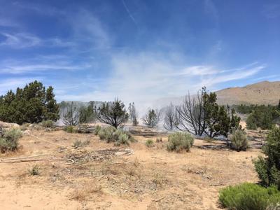 Sierra Front: Fire In Sun Valley Near Union Mills Road