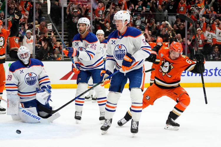 Oilers Ducks Hockey