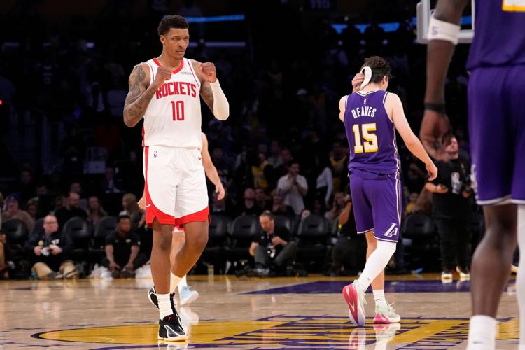 Rockets Lakers Basketball
