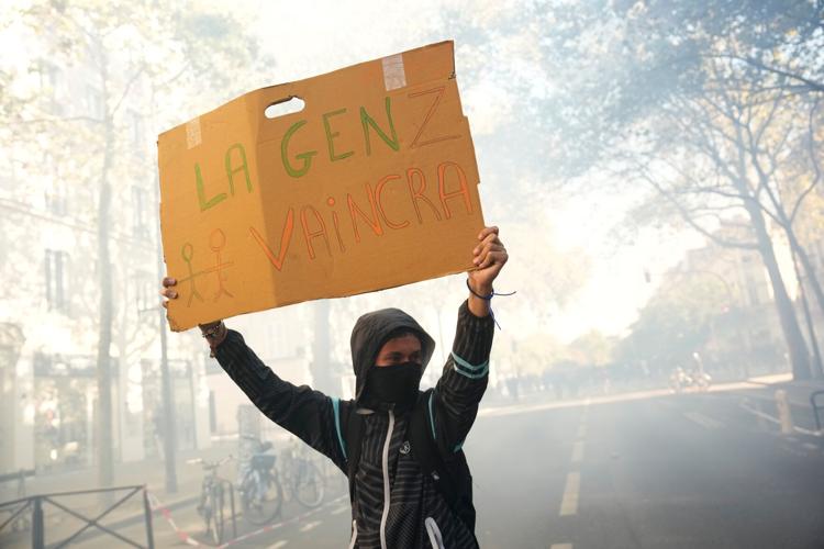 Photos show protests across France as students demand more school resources