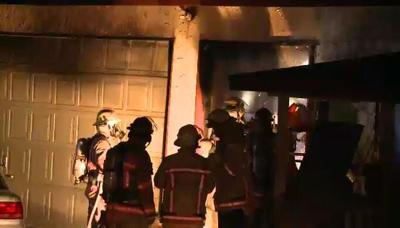 Sparks Garage Fire Contained