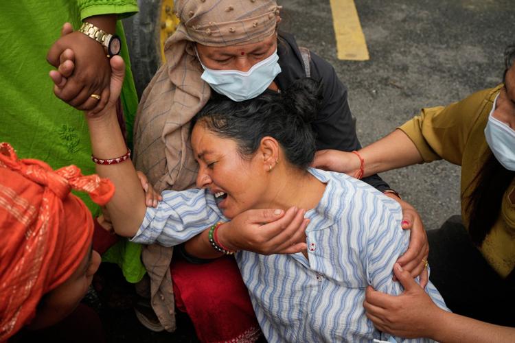 Photos show aftermath of flash floods in Nepal