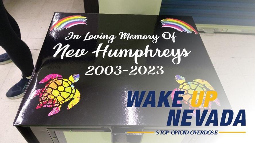 Narcan Box with Wake Up Nevada logo