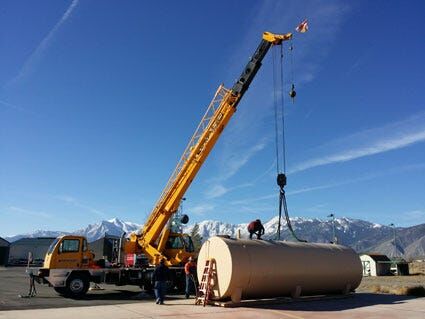 Minden Airport Receives Permanent Fire Retardant Tank