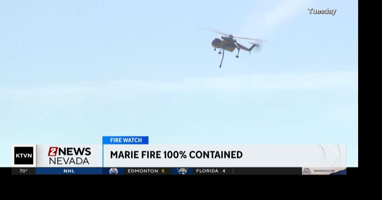 Marie Fire in Spanish Springs is fully contained | Fire Watch | 2news.com