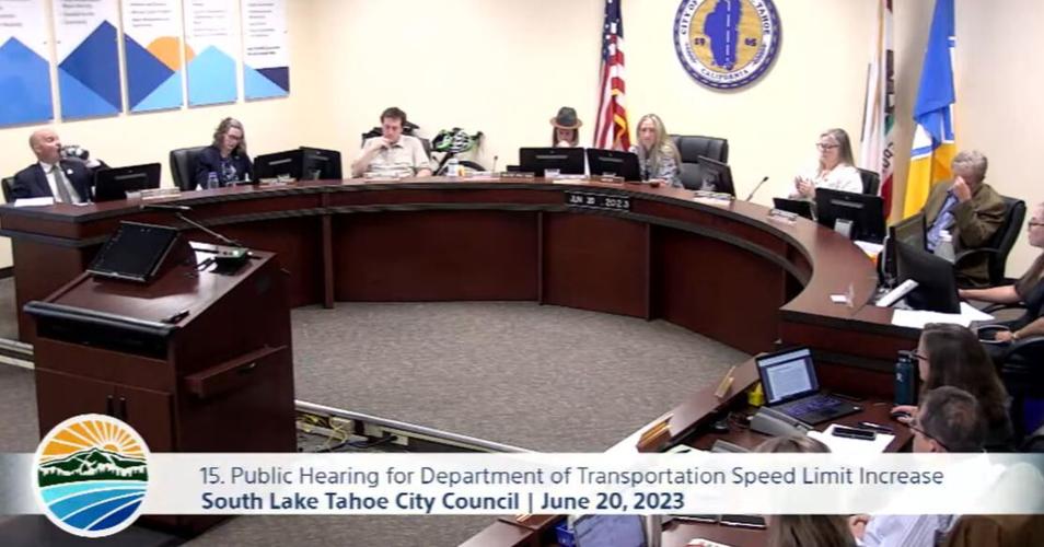South Lake Tahoe City Council meeting