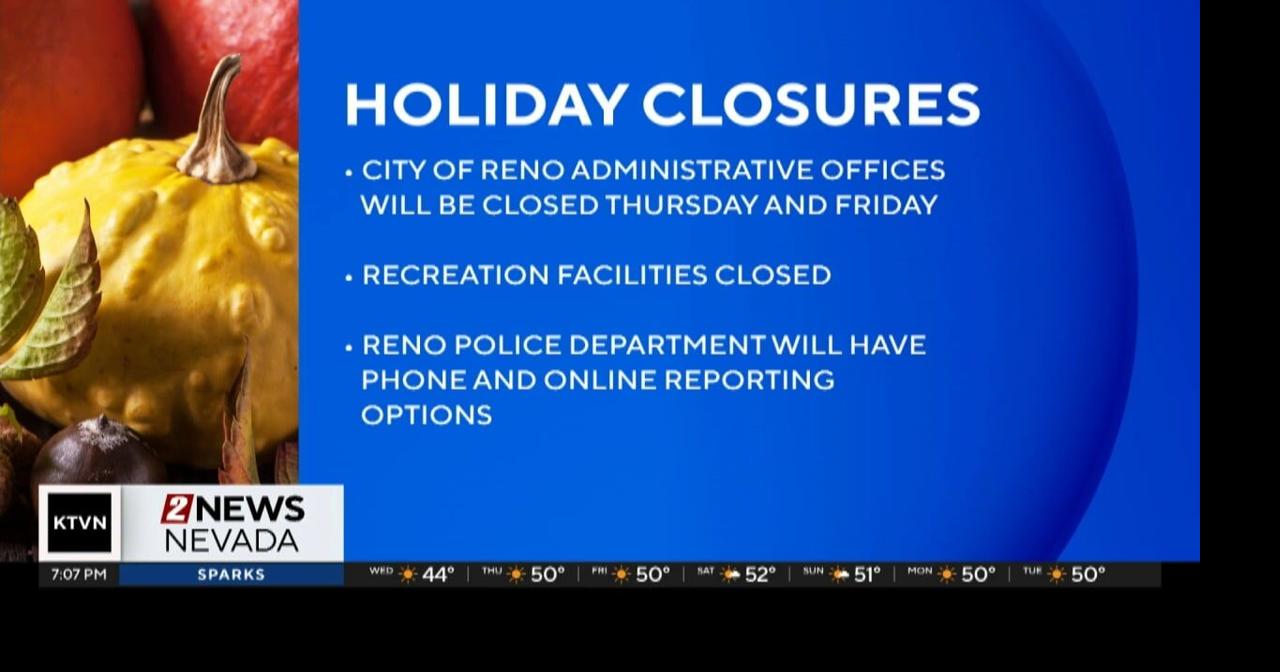 Municipal closures for Thanksgiving holiday | Local News | 2news.com