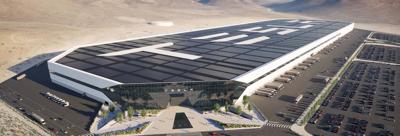 Tesla Gigafactory Rendering