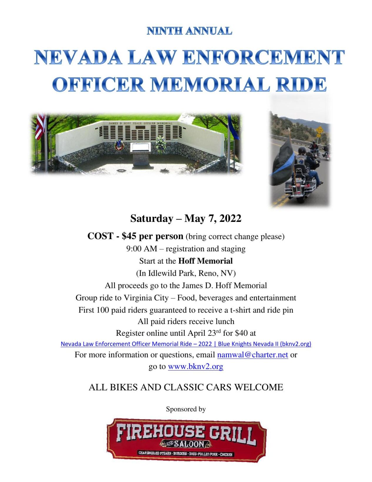 Nevada Law Enforcement Officer Memorial Ride