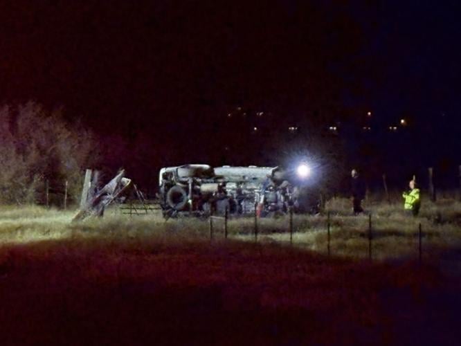 i580 washoe valley rollover