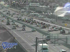 Injury-Crash Closes Lane at Moana