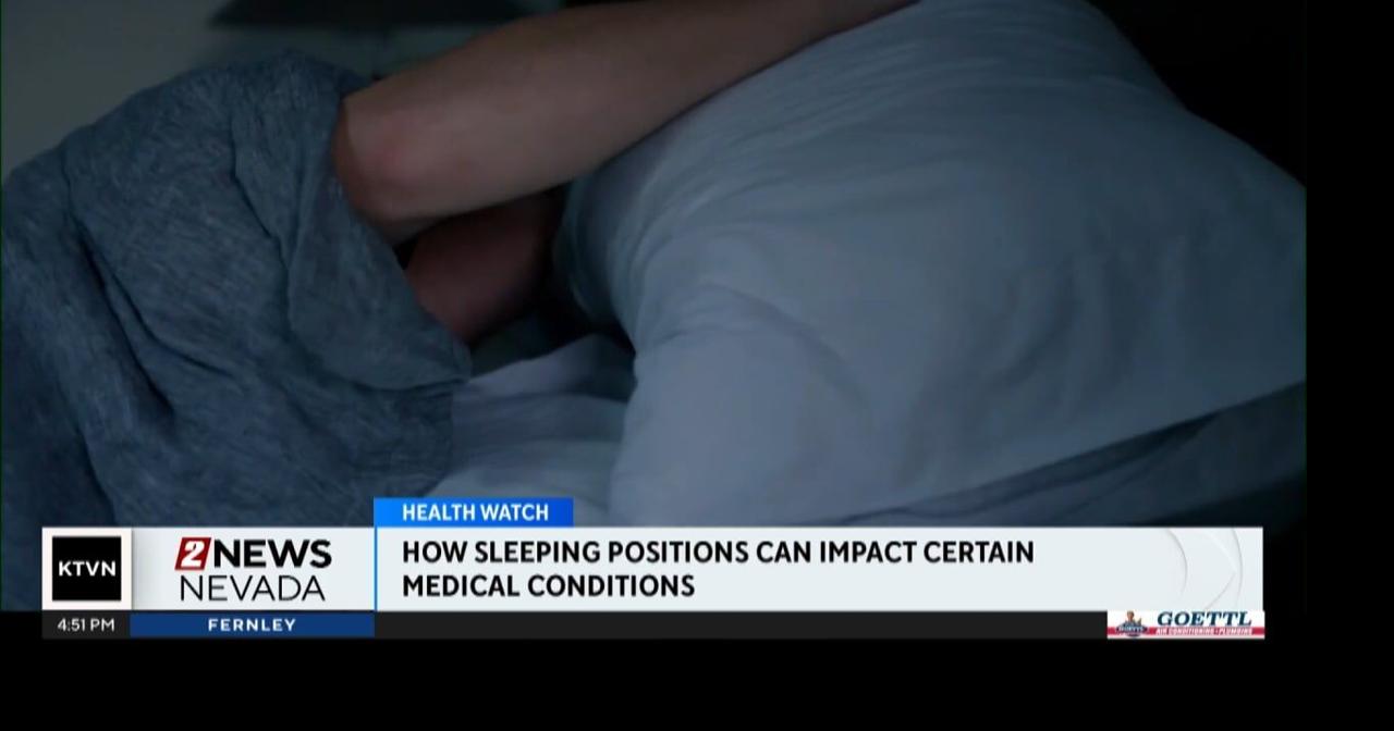 How sleeping positions impact health | Local News | 2news.com