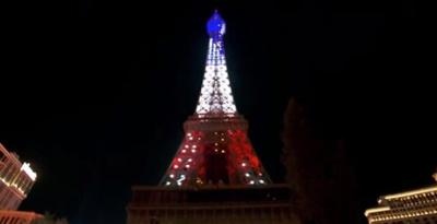 Eiffel Tower Replica in Las Vegas Debuts New Light Show