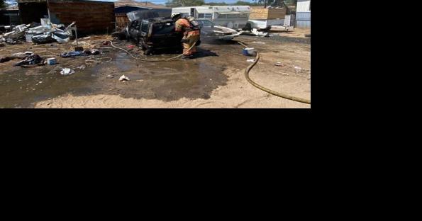 Fire Crews Knock Down Car Fire in Sun Valley - Vimarsana News