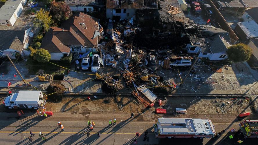 APTOPIX California Gas Explosion