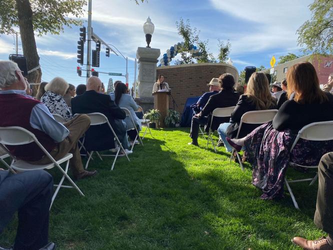 University dedicates monument at Virginia and Ninth Streets