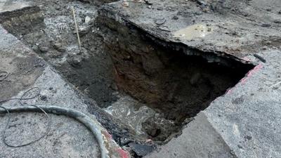 Water Main Break on Mt. Rose Highway