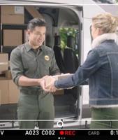 Actors Mario Lopez & Melissa Joan Hart Film Christmas Movie in Carson City