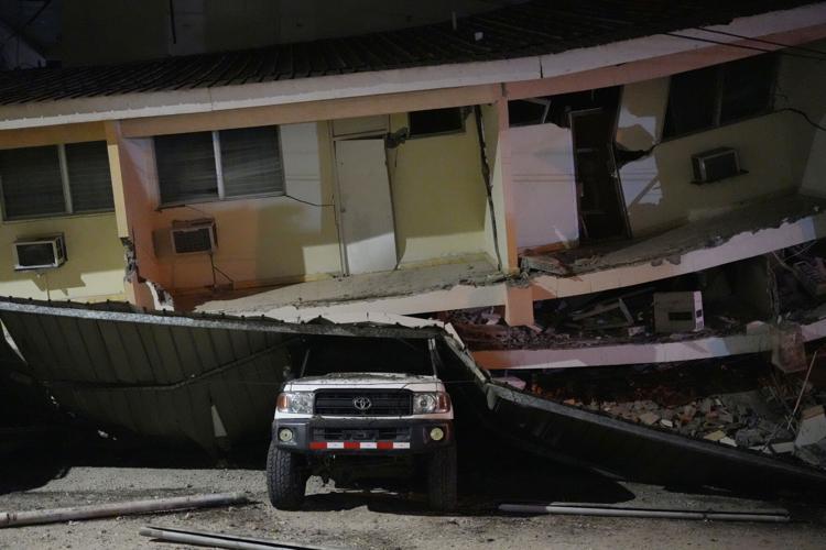 APTOPIX Panama Earthquake