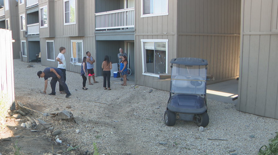 Crash into apartment in Sparks